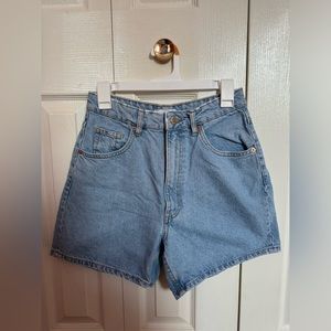 Zara High Rise Mom Short- size 6